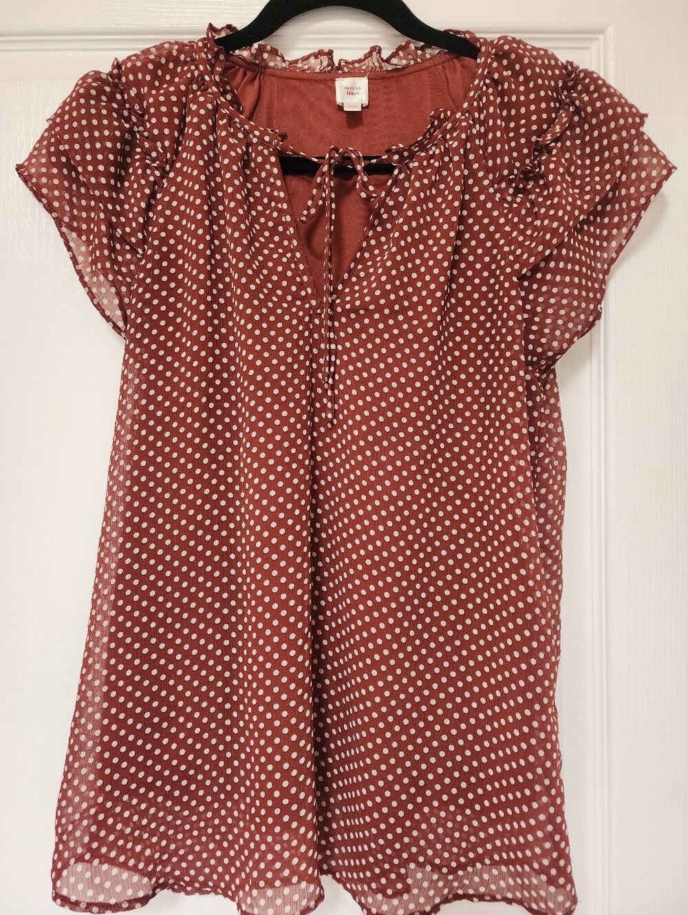 AUTRE FILLES Polka Dot Blouse